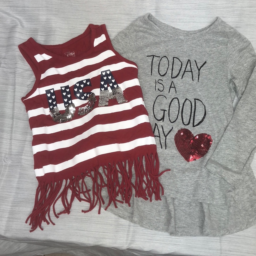 Shirt Bundle Size 4 Children’s Place Red, Grey